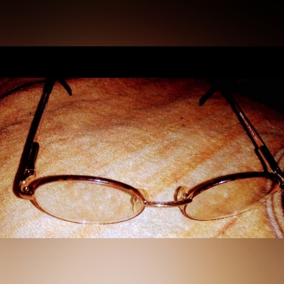 Cherokee round metal eyeglasses frames - Picture 2 of 5